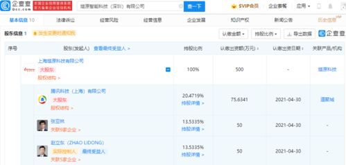 腾讯投资成立芯片公司，聚焦人工智能基础软件开发